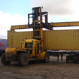 40 ft container handling & stacking 40 ft container handling & stacking